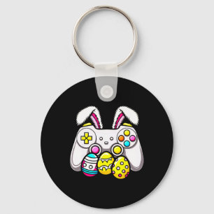 Easter Bunny Gamer Gamepad Eggs Gaming For Kids Bo Key Ring