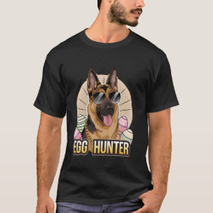 Easter Bunny German Shepherd Egg Hunter Dog Lover T-Shirt