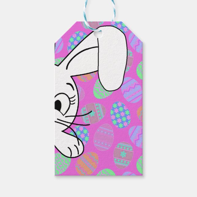 Easter bunny gift tags (Front)