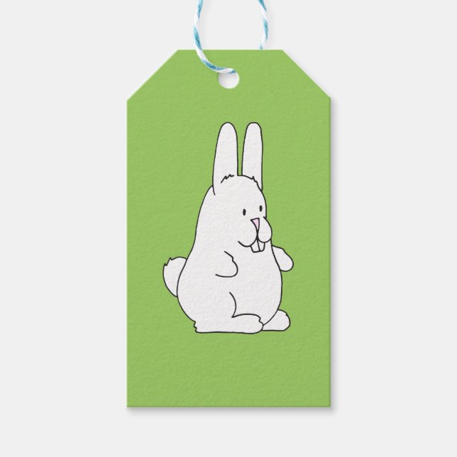 Easter bunny gift tags (Front)