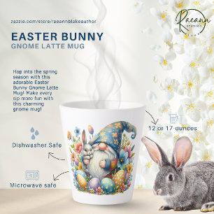 Easter Bunny Gnome Latte Mug