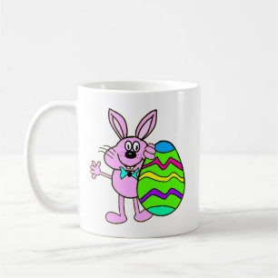 Easter bunny grocery bag coffee mug