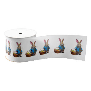 Easter Bunny  Grosgrain Ribbon
