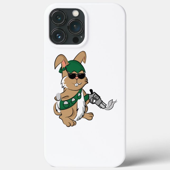 Easter Bunny Gun Case-Mate iPhone Case (Back)