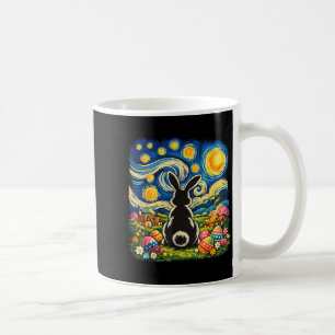 Easter Bunny Happy Easter Eggs Van Gogh Starry Coffee Mug