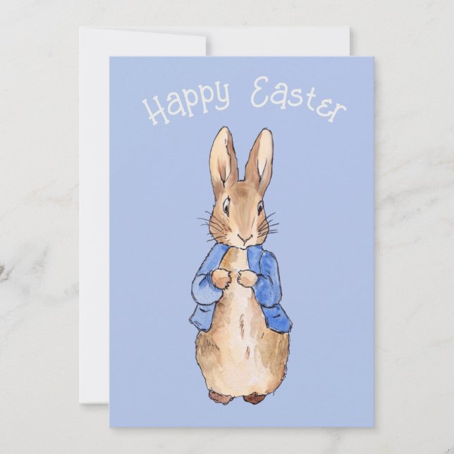 Easter bunny holiday card (Front)