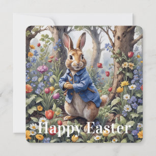 Easter Bunny Holiday Card