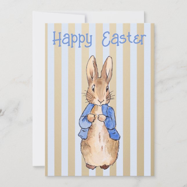 Easter bunny holiday card (Front)