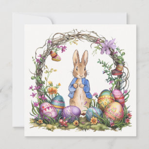Easter Bunny Holiday Card