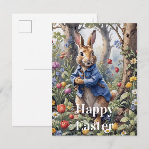Easter Bunny  Holiday Postcard