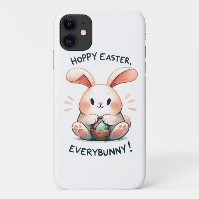 Easter Bunny Hoppy Easter, Everybunny! Case-Mate iPhone Case (Back)