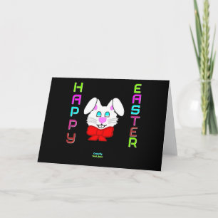 Easter Bunny Horizontal Greeting Card