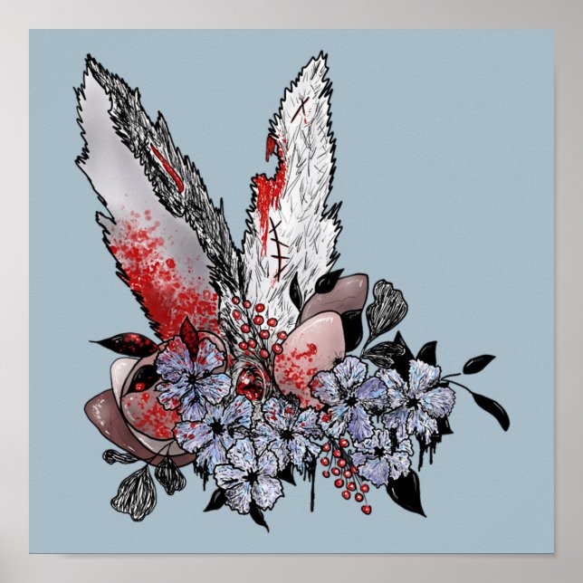 Easter Bunny Horror Poster (Front)