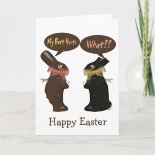Easter Bunny Humour Holiday Card