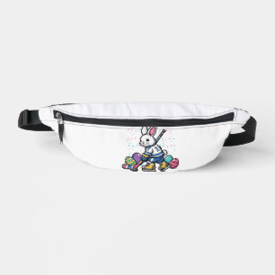 Easter Bunny Ice Hockey Player Eggs Rabbit Boys Ki Bum Bags