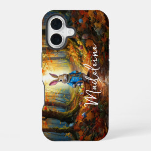 Easter Bunny in the forest iPhone 16 Case