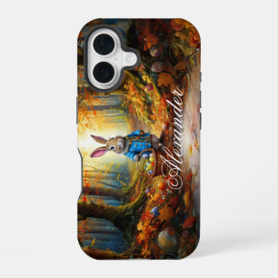 Easter Bunny in the forest iPhone 16 Case