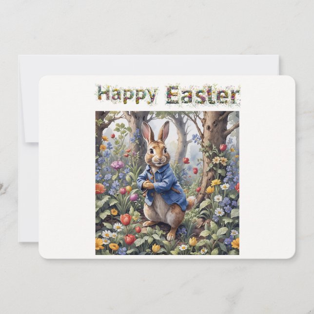 Easter Bunny Invitation (Front)