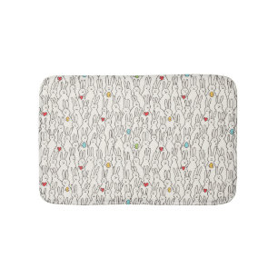 Easter Bunny: Joyful Seamless Fun. Bath Mat