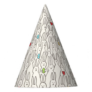 Easter Bunny: Joyful Seamless Fun. Party Hat