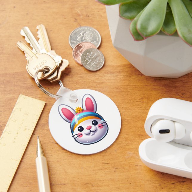 Easter Bunny Key Ring (Desk)