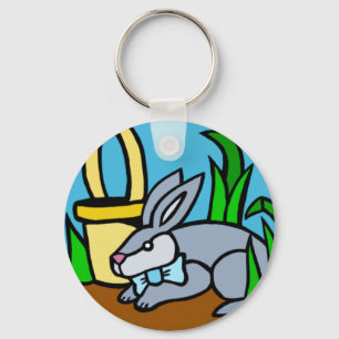 Easter Bunny Keychain