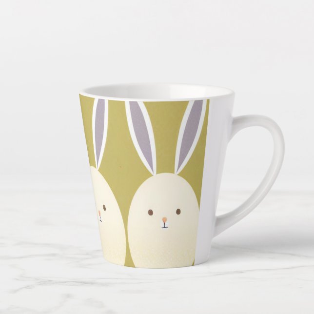 Easter bunny Latte Mug (Right)