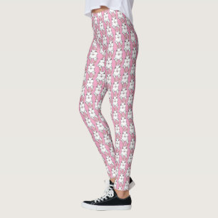 Easter Bunny Leggings Black Easter Legging Pants