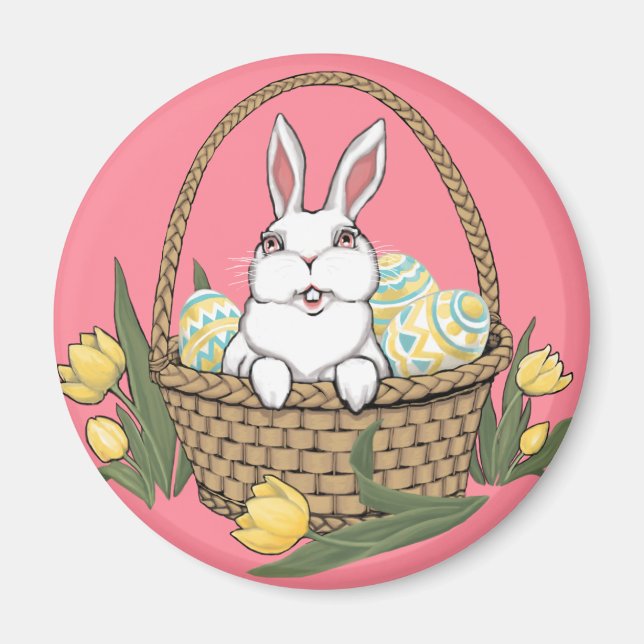 Easter Bunny Magnet Festive Easter Decorations (Front)