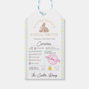 Easter Bunny Mail Special Delivery Gift Tags