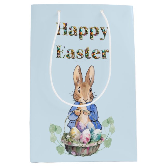 Easter bunny medium gift bag (Front)