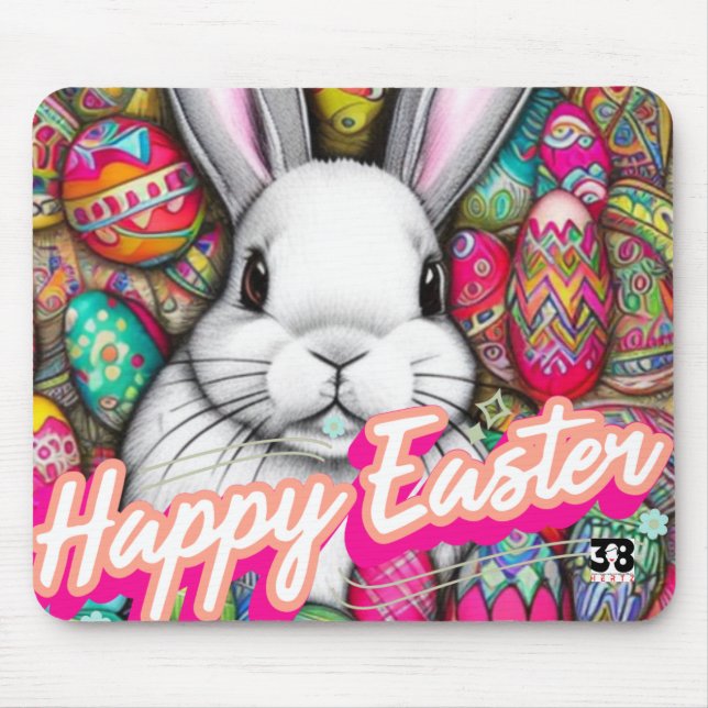 Easter Bunny Mouse Pad (Front)