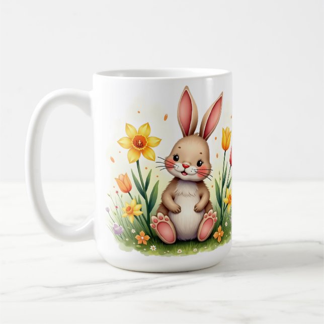 Easter Bunny Mug 15 oz (Left)