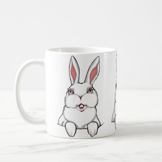Easter Bunny Mug Coffee Cup Festive Bunny Cup (Left)