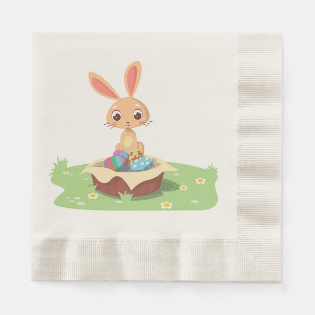 EASTER BUNNY NAPKIN (Front)