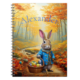 Easter bunny notebook