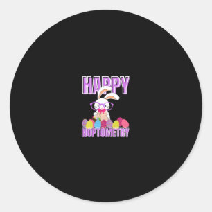 Easter Bunny Optometry Group Optometrists Optician Classic Round Sticker