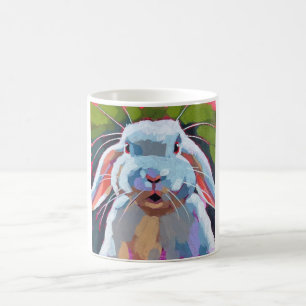 Easter Bunny Painting - Gift for Easter Holiday Coffee Mug