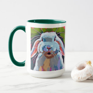 Easter Bunny Painting - Gift for Easter Holiday Mug