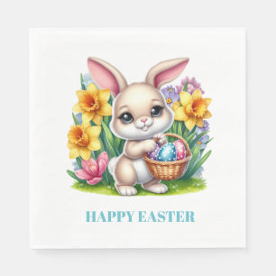 Easter Bunny Paper Napkins
