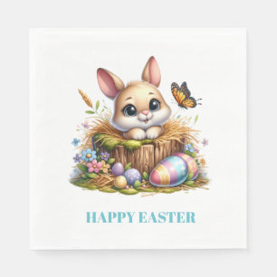 Easter Bunny Paper Napkins