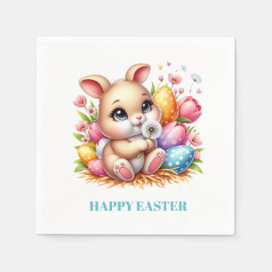 Easter Bunny Paper Napkins