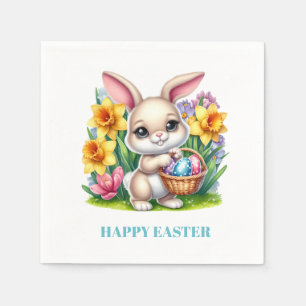 Easter Bunny Paper Napkins