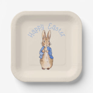 Easter bunny paper plate