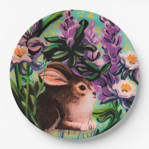 Easter Bunny Paper Plate