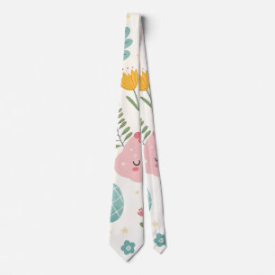 Easter Bunny Pattern Tie
