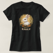 Easter Bunny Personalised T-Shirt - Custom Name