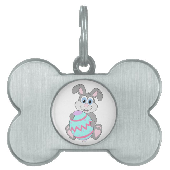 Easter Bunny Pet Tag (Front)