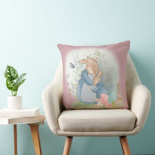 Easter Bunny Peter Throw Pillow
