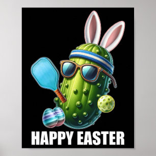 Easter Bunny Picklebyll Funny Easter Pickle Byll R Poster